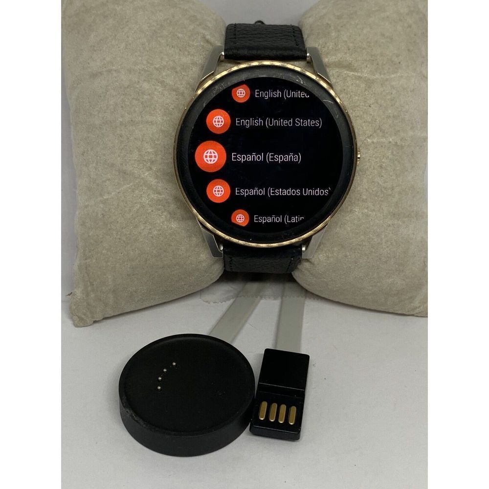 Fossil Gen 3 FTW7001 Brown Leather Digital Dial Genuine Smart Watch ZA420
